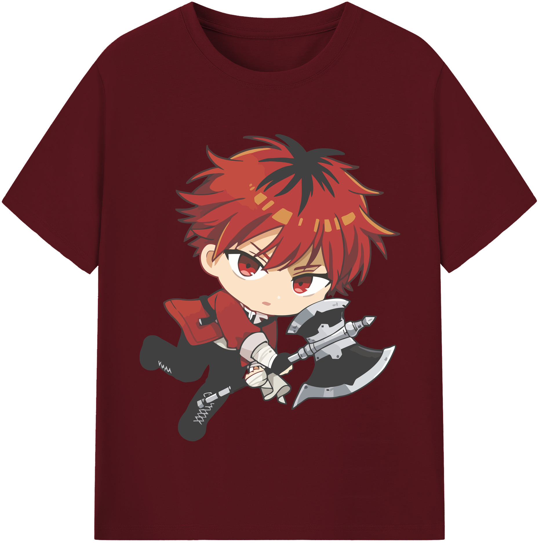 （画像用） 葬送のフリーレン Frieren 綿100％半袖Tシャツ（フロントプリント）
